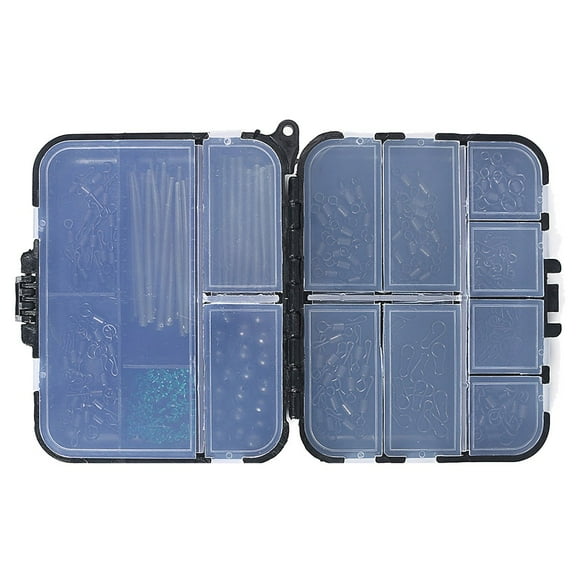 300PC Carp Fishing Tackle Weights Clip Hooks Swivels Terminal Rigs Hooks Snaps