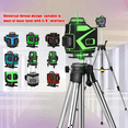 thumbnail image 1 of 1.2M Three Height Adjustment Stainless Steel Extension Bar Tripod Stand for Laser Level Bubble-Level Laser Accessories, 1 of 5