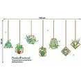 thumbnail image 6 of Hanging Geometric Plant Wall Decals Succulent Pot Wall Stickers Removable Art Murals for Bedroom Living Room Offices Classroom Decoration$$Tools, 6 of 7