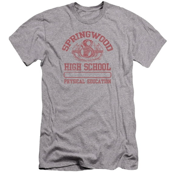 Nightmare On Elm Street - Springwood High - Premium Slim Fit Short Sleeve Shirt - Small