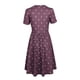 thumbnail image 2 of Qarigey Vestido de mujer Vestido de mamá de punto de manga corta de tela de alimentación de enfermería Prendas para la parte del cuerpo Fucsia S, 2 of 8
