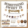 thumbnail image 6 of Coffee Baby Shower Decorations, Something Sweet Is Brewing Baby Shower Decorations - Coffee Themed Banner, Garland, Cake Topper, Cupcake Toppers, Balloons for Cafe Bar House Shop Gender Reveal Party, 6 of 6
