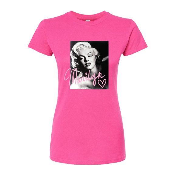 Marilyn Monroe - Pop Culture Icon - To You With Love - Juniors Fitted Graphic T-Shirt