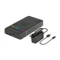 thumbnail image 1 of Hard Disk Enclosure to Type C Hard Drive Box with Led External HDD for 2.5 3.5 Inch Hard Disk Up to 6Gbps US Plug, 1 of 7
