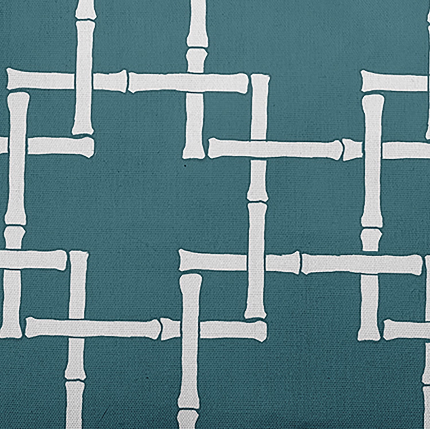 Simply Daisy, 14" x 20" Bamboo 1 Teal Decorative Abstract Outdoor Pillow