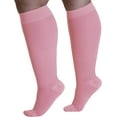 thumbnail image 5 of 4XL Extra Wide Compression Socks for Women and Men 20-30mmHg Pink, 4X-Large, 5 of 17