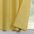 thumbnail image 3 of Mainstays 3-Piece Semi Sheer Rod Pocket Kitchen Window Tier Pair and Valance, 2 Café Curtains and 1 Curtain Valance, Yellow, 54"W x 45"L, 3 of 8