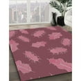 thumbnail image 3 of Ahgly Company Machine Washable Indoor Rectangle Transitional Blush Red Pink Area Rugs, 2' x 4', 3 of 7
