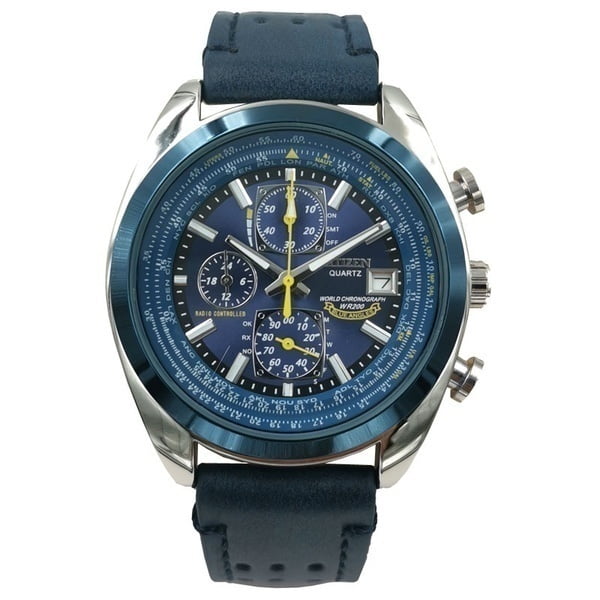 citizen world chronograph wr200 blue angels