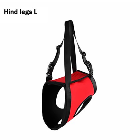 Dog Lift Harness Patches Reusable Walking Aid Adjustable Legs Strap Pet Walking Support Dog Harness Walking Aids L Hind leg
