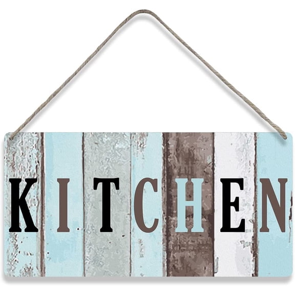 Country Style Wall Decor Kitchen Wooden Signs Rustic Hanging Wall Plaque Sign FarmhouseHome Decor Present 10x5 Inch