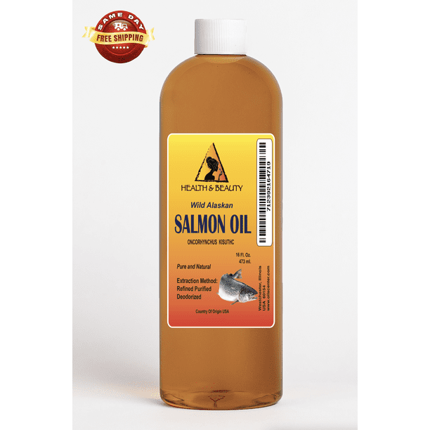 Wild alaskan salmon oil by h&b oils center all natural for dogs & cats