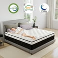 thumbnail image 3 of lemontalking 12" Hybrid Breathable Mattress Medium Firm Memory Foam Deluxe Full Mattress, 3 of 6