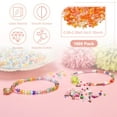 thumbnail image 2 of Uxcell Paquete de 1000 Cuentas de Semilla de Vidrio Mezcladas, Cuentas de Bugle de Vidrio Mini de 1-4mm/0.04-0.16 Pulgadas para DIY Aretes/ Collares/Pulseras/ Fabricación de Joyería [Naranja], 2 of 6