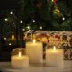 thumbnail image 3 of Juego de 3 Velas de Pilar de Vidrio sin Llama Volnyus con Control Remoto, 3 of 7