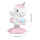 thumbnail image 2 of PRETYZOOM - Juguete para salpicadero de coche con cabeza móvil, adorno de unicornio para escritorio, ideal como regalo para fiestas en casa (rosa), 2 of 7