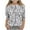 Gray Plus Size Blouse for kids_s, variant on Unisex Kids Spring Tops Crew Neck Loose Fit Fall Fashion Shirts Flower Pattern Blouses for Girls Dressy Casual 3/4 Sleeve Tunic Tops Lightweight Basic T-Shirts