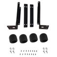 thumbnail image 1 of RhymKawa Dual Rack Mount Kit for Shure BLX4R, ULXD4 and P3T Pair Wireless Transmitters Installing in Rack Space Case, 1 of 7