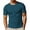Light Blue, variant on Men's Summer Lightweight Mesh Short Sleeve T-Shirt Breathable Athletic Sports Tee for Outdoor Running Gym Workout Casual Wear Men's Loose Fit Casual Fashion Shirt