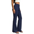 thumbnail image 6 of Ixbnca Womens Bootcut Pants Stretchy Drawstring Yoga Long Pants Comfy High Rise Loungewear Gym Flared Sweat Pants, 6 of 7