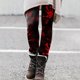 thumbnail image 4 of Gibobby Running Pantalones deportivos Yoga Leggings con estampado Halloween para mujer Leggings elásticos pantalones casuales botas pantalones（Negro， M), 4 of 5
