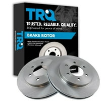 TRQ Front Brake Rotors Set Vented Fits Select 2004-2008 Ford F-150 2006-2008 Lincoln Mark LT