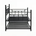 thumbnail image 5 of Full Size Metal Platform Bed Frame with Trundle,No Box Spring,Black,Suitable for Bedroom, 5 of 13