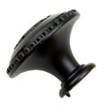 thumbnail image 2 of GlideRite 1-3/8 in. Round Double Ring Beaded Cabinet Knob, Matte Black, Pack of 5, 2 of 5