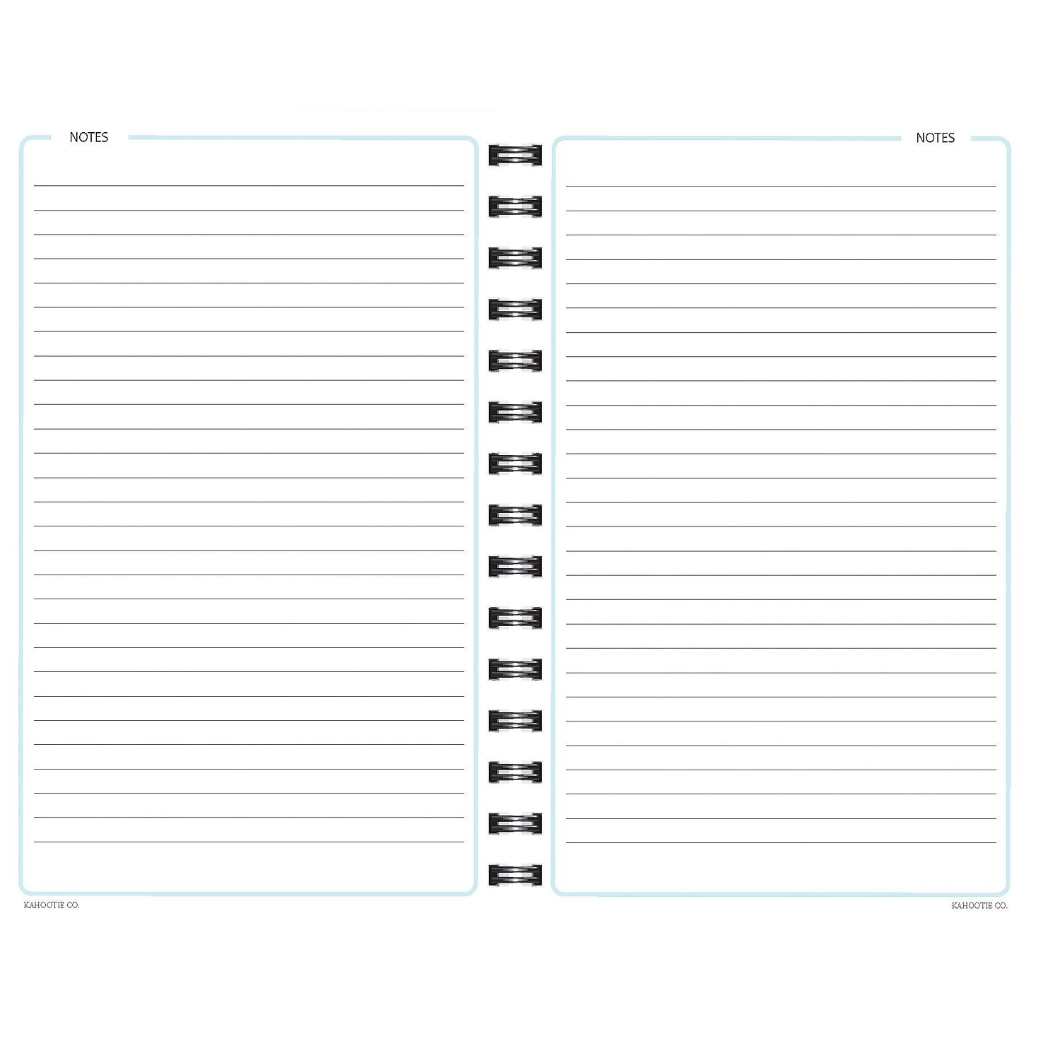 Kahootie Co. Kahootie Co Weekly Planner, 6-inch x 9-inch, Navy Stripe (ITKWNS)