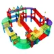 thumbnail image 5 of Bloques de construcción de vehículos de pista magnética educativa, ventana colorida, juguetes de coche de tráfico Variatile para niños, 5 of 5