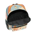 thumbnail image 6 of FORMRS School Backpack with Front Zippered Pocket 12" Elementary Student Travel Daypack, Pink Retro Sun, 6 of 6