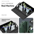 thumbnail image 3 of Compatible with Samsung Galaxy Z Fold 5 Case with Screen Protector,Hinge Protection 2 Card Slots Detachable S Pen Holder Anti-Scratches Shockproof Wallet Case for Samsung Galaxy Z Fold 5 Green, 3 of 14
