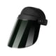 thumbnail image 5 of Protector facial para soldador, protector facial, visera transparente, máscara multiusos reutilizable, protección facial verde oscuro, 5 of 9