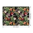 thumbnail image 2 of Area Rugs For Living Room Decor - Watercolor Tropical Flowers Soft Anti Slip Throw Washable Rugs 5x7 For Bedroom, Indoor Carpet For Bedroom Living Room 80x58In, 2 of 7