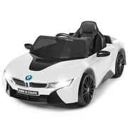 Gymax 12V Licensed Electric Kids Ride on Car BMW I8 w/ MP3 Remote Control Black