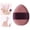 Red, variant on Fingertip Triangle Puff Cosmetic air Cushion Reusable Washable Soft Water Drop Shape Makeup Sponge Blush Concealer Loose Tool Brown