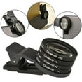 thumbnail image 4 of Lente de la cámara del teléfono,Lente de teléfono con kit de filtro de primer plano de 37 mm,Lente de cámara de teléfono con clip universal,Kit de accesorios para filtros de lentes Juego, 4 of 9