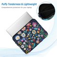 thumbnail image 2 of FORMRS 13-13.3 inch Laptop Sleeve Case Soft Carrying Quilted Computer Bag Cover, Bloom Flowers, 2 of 7