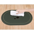 thumbnail image 3 of Unique Bargains Faux Leather Placemats for Kitchen Washable Table Placemats 6pk Green Gray, 3 of 7