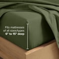 thumbnail image 6 of Bare Home Luxury Bed Sheet Set - Premium 1800 Collection - 6 Piece - Full, Cypress, 6 of 9