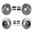 thumbnail image 1 of Transit Auto Front Rear Disc Brake Rotors and Semi-Metallic Pads Kit for Car 2001-2003 Toyota Highlander FWD K8S-101211, 1 of 11