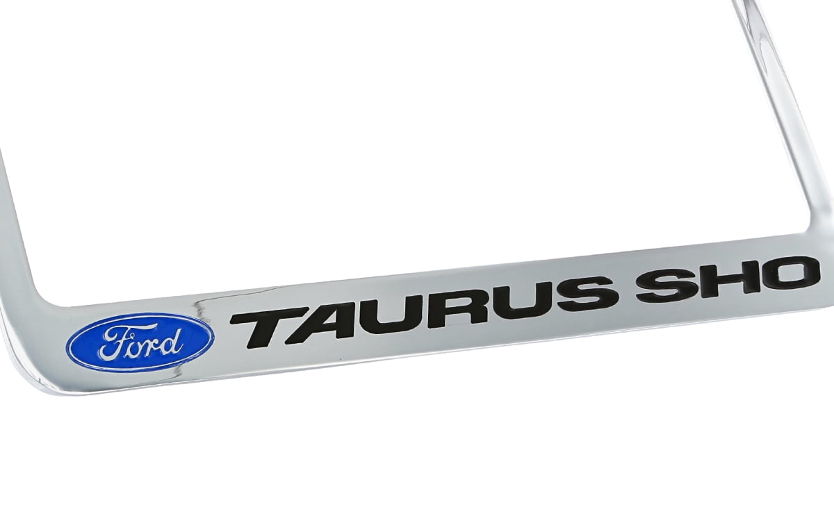 Ford Taurus Sho Chrome Plated Metal License Plate Frame Holder