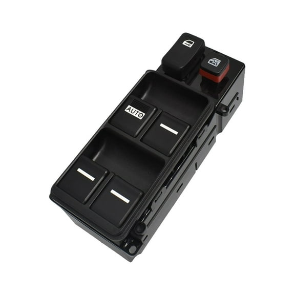 For Honda Accord 2003 2004 2005 2006 2007 Left Driver Side Power Window Switch Button, Master Power Window Replcaement 35750-SDA-H12-black