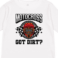 thumbnail image 4 of Inktastic Motocross Dirt Biking Got Dirt Boys or Girls Long Sleeve Toddler T-Shirt, 4 of 5