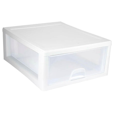 Sterilite 23018006 16 Quart Stacking Plastic Storage Drawer