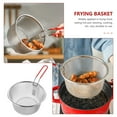 thumbnail image 2 of Pasta Strainer Basket Stainless Steel Fine Mesh Spaghetti Dumpling Strainer Basket Frying Basket, 2 of 8