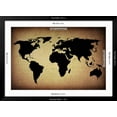 thumbnail image 5 of Art.com Vintage World Map Art Print by ilolab, Black Frame Wall Art, 44" x 32", 5 of 5