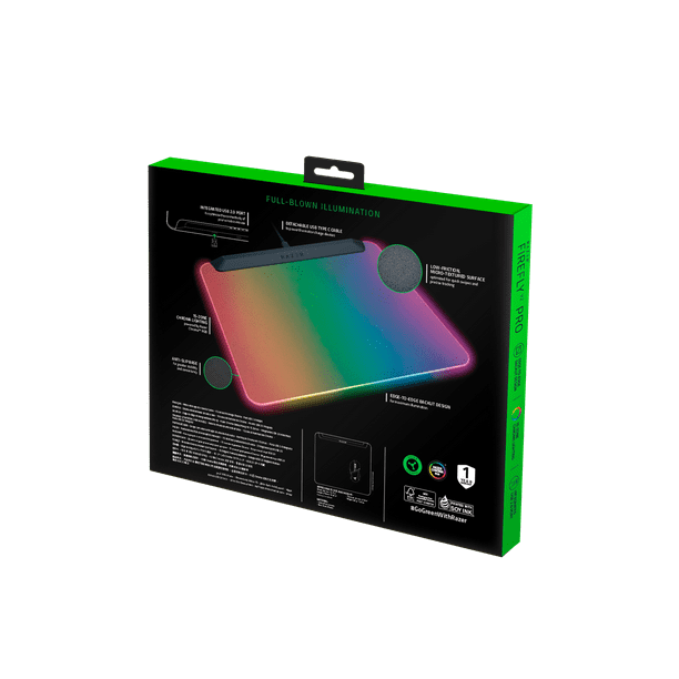 *:·Razer Firefly V2 Pro*:· Razer Firefly V2 Pro Fully Illuminated Gaming Mouse Mat RGB