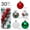 Green 9J5, variant on Ke1Clo Christmas Baubles, 30PCS Glitter Christmas Ornaments, Christmas Tree Decorations Set, Hanging Ornaments, Christmas Balls for Holiday Party