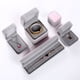 thumbnail image 1 of Caja de franela para joyería, caja para collares, colgantes, cajas para empaquetar joyas, cajas para pulseras, cajas para anillos y pendientes, 1 of 6